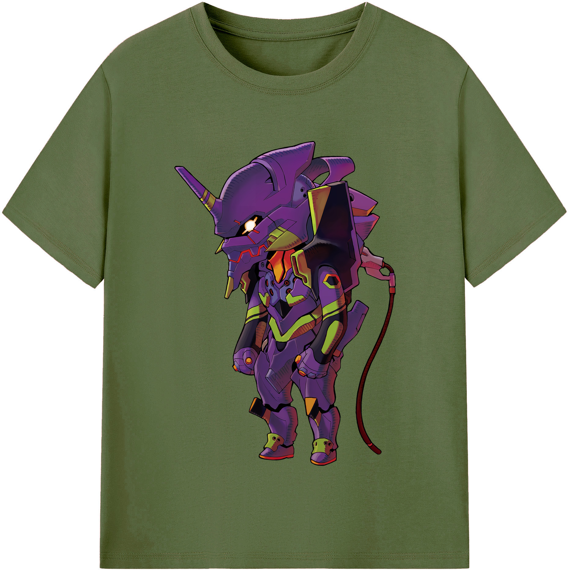 （画像用） EVA 新世紀エヴァンゲリオン 綿100％半袖Tシャツ（フロントプリント）
